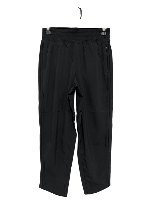LULULEMON |S| WAIST 26| BLACK LIGHTWEIGHT ZIPPER-POCKET ATHLETIC TRACK PANTS