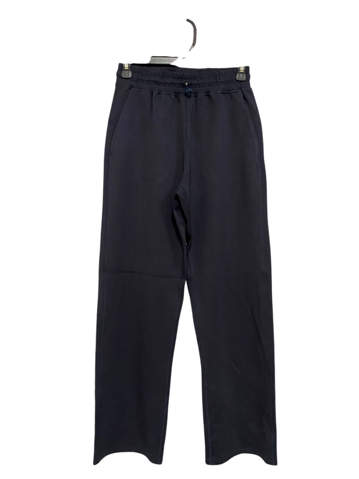 LULULEMON |XS| WAIST 24| WOMEN'S BLACK HIGH-WAISTED STRAIGHT-LEG ATHLETIC SWEATPANTS WITH DRAWSTRING