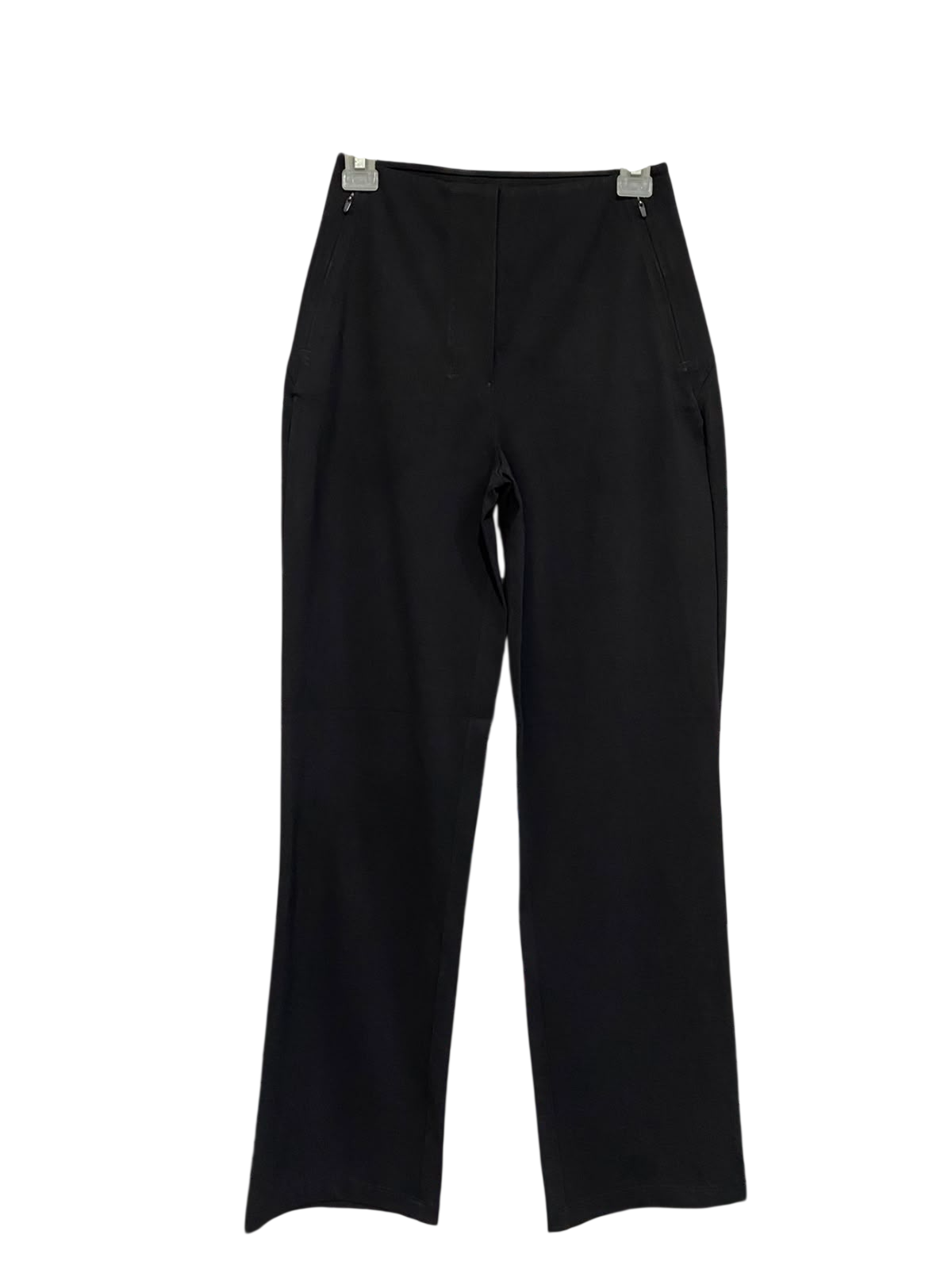 LULULEMON |XXS| WAIST 20| WOMEN'S BLACK HIGH-WAISTED STRAIGHT LEG DRESS PANTS WITH ZIPPER POCKETS