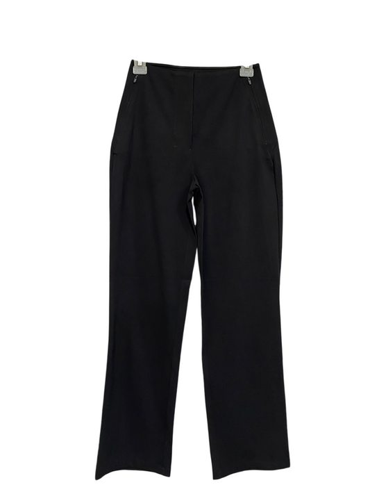 LULULEMON |XXS| WAIST 20| WOMEN'S BLACK HIGH-WAISTED STRAIGHT LEG DRESS PANTS WITH ZIPPER POCKETS