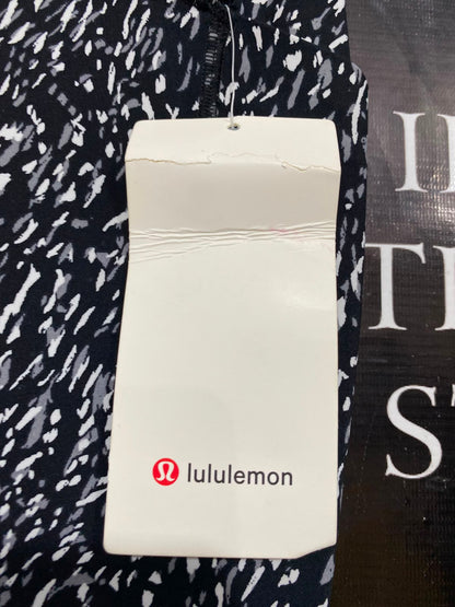 LULULEMON |XS| WAIST 24| WOMEN'S BLACK AND WHITE ABSTRACT PRINT HIGH-WAISTED ATHLETIC LEGGINGS WITH TAGS