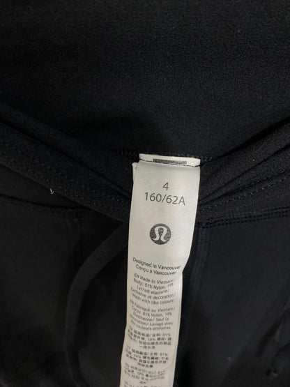 LULULEMON |S| WAIST 26| WOMEN'S BLACK HIGH-WAISTED WIDE-LEG DRAWSTRING ATHLETIC PANTS WITH POCKETS