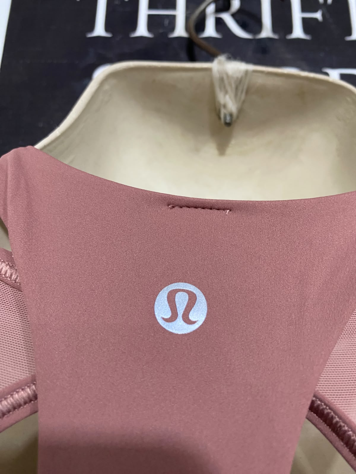 LULULEMON |S| BUST 15| WOMEN'S MAUVE PINK CROPPED RACERBACK ATHLETIC WORKOUT TANK TOP