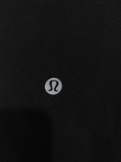 LULULEMON |S| WAIST 26| WOMEN'S BLACK AND PLUM CROSSOVER WAIST STRAIGHT-LEG YOGA PANTS