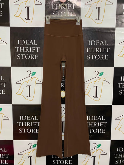 LULULEMON |XXS| WAIST 20| WOMEN'S CHOCOLATE BROWN HIGH-WAISTED FLARED YOGA PANTS