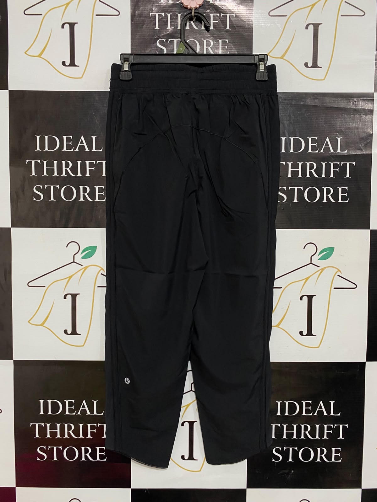LULULEMON |S| WAIST 26| BLACK LIGHTWEIGHT ZIPPER-POCKET ATHLETIC TRACK PANTS