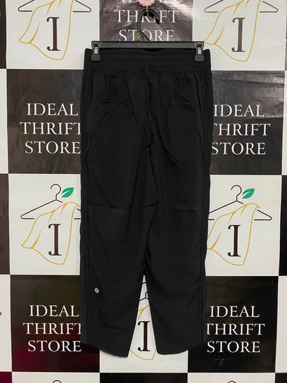 LULULEMON |S| WAIST 26| BLACK LIGHTWEIGHT ZIPPER-POCKET ATHLETIC TRACK PANTS