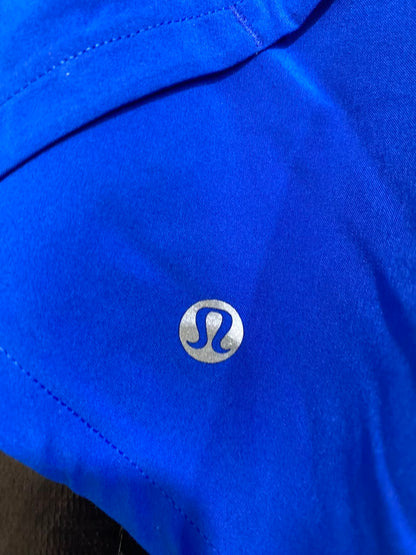 LULULEMON |L| WAIST 30| WOMEN'S VIBRANT ROYAL BLUE ATHLETIC RUNNING SHORTS
