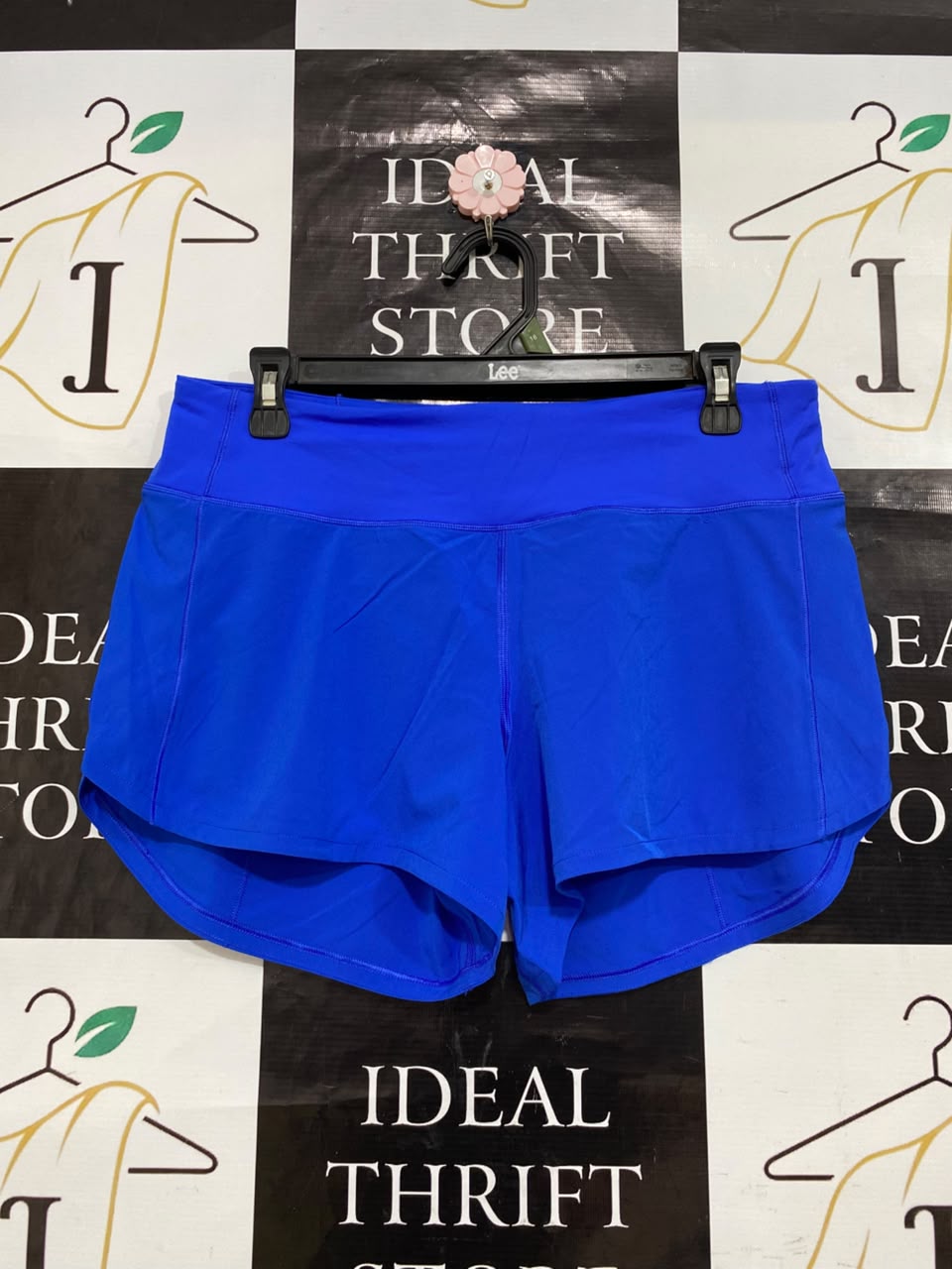 LULULEMON |L| WAIST 30| WOMEN'S VIBRANT ROYAL BLUE ATHLETIC RUNNING SHORTS