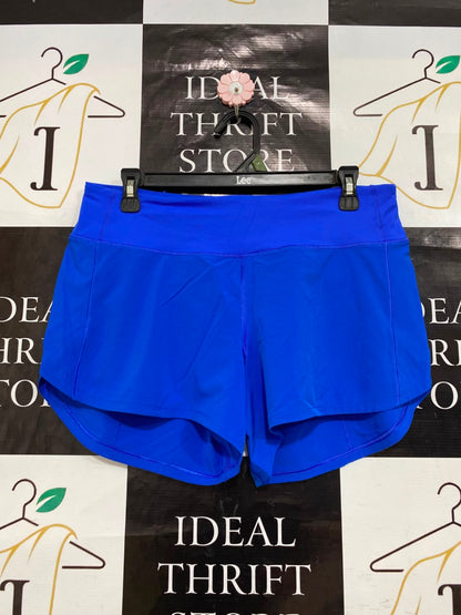 LULULEMON |L| WAIST 30| WOMEN'S VIBRANT ROYAL BLUE ATHLETIC RUNNING SHORTS