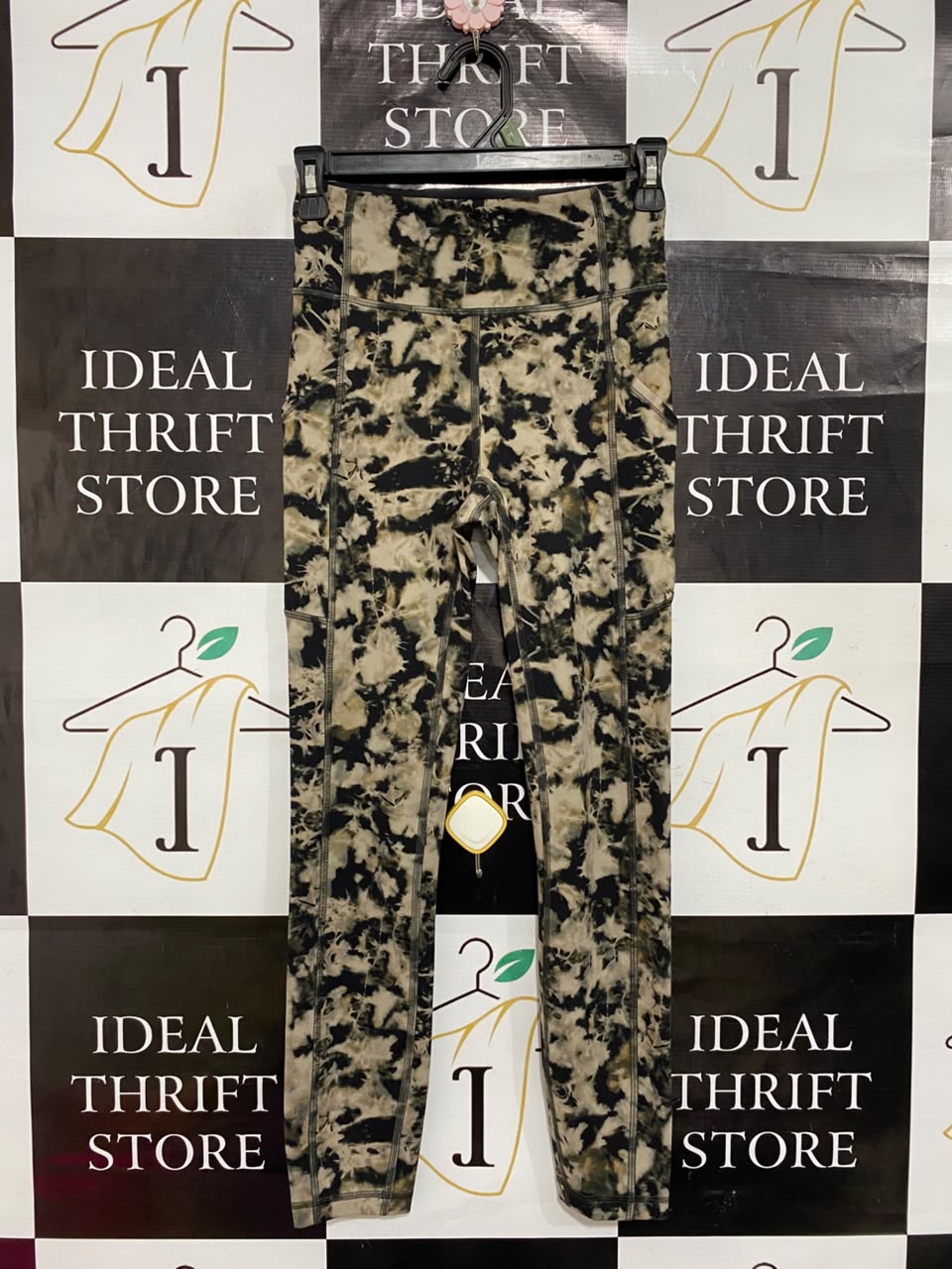 LULULEMON |XS| WAIST 23| WOMEN'S CAMO / MARBLE ABSTRACT TIE-DYE HIGH-WAISTED LEGGINGS WITH SIDE POCKETS
