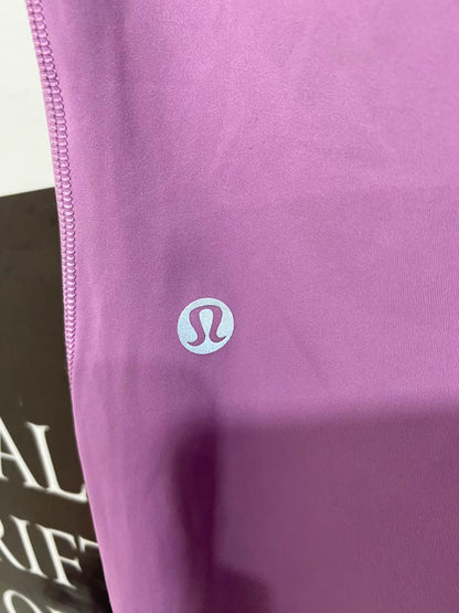 LULULEMON |XS| WAIST 24| WOMEN'S DUSTY MAUVE PURPLE HIGH-WAISTED ATHLETIC CROPPED LEGGINGS