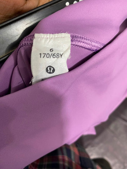 LULULEMON |XS| WAIST 24| WOMEN'S DUSTY MAUVE PURPLE HIGH-WAISTED ATHLETIC CROPPED LEGGINGS