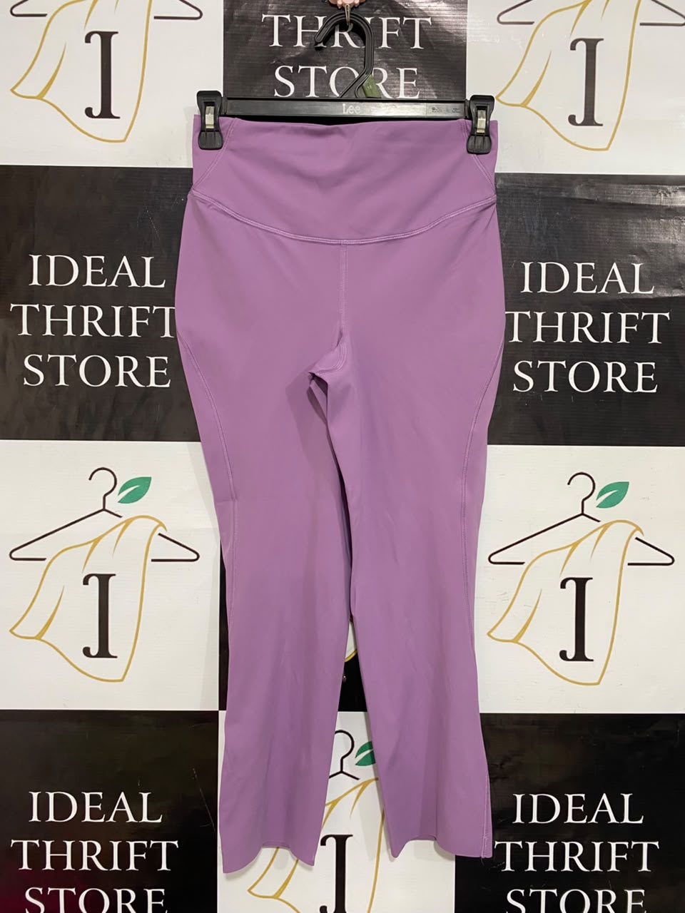 LULULEMON |XS| WAIST 24| WOMEN'S DUSTY MAUVE PURPLE HIGH-WAISTED ATHLETIC CROPPED LEGGINGS