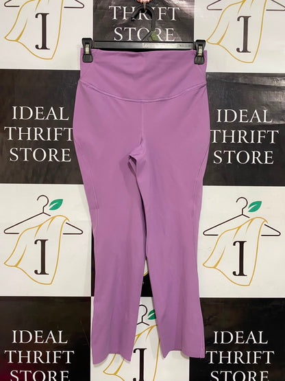 LULULEMON |XS| WAIST 24| WOMEN'S DUSTY MAUVE PURPLE HIGH-WAISTED ATHLETIC CROPPED LEGGINGS