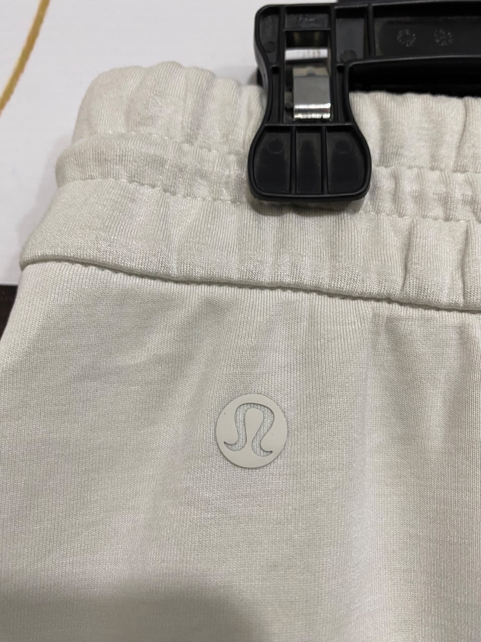 LULULEMON |L| WAIST 30| WOMEN'S WHITE HIGH-WAISTED DRAWSTRING WIDE-LEG SWEATPANTS