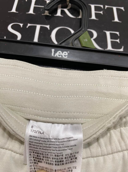 LULULEMON |L| WAIST 30| WOMEN'S WHITE HIGH-WAISTED DRAWSTRING WIDE-LEG SWEATPANTS