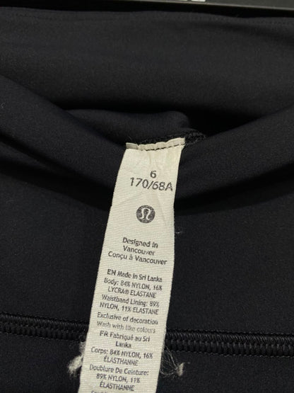 ALO |S| WAIST 26| BLACK HIGH-WAISTED BUTTON-FRONT WIDE-LEG PANTS