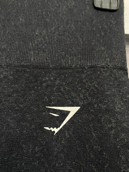 GYMSHARK |XS| WAIST 24| BLACK HIGH-WAISTED SEAMLESS LEGGINGS