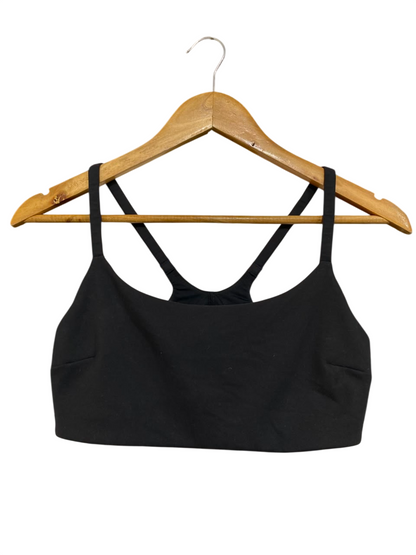LULULEMON |S| BUST 14| CLASSIC BLACK LIGHT SUPPORT STRAPPY SPORTS BRA YOGA WORKOUT TOP