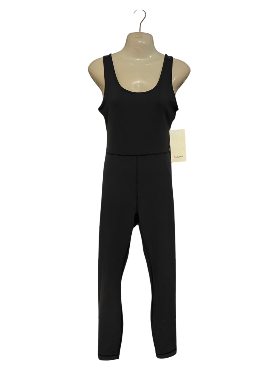 LULULEMON |S| BUST 16| CLASSIC BLACK SLEEVELESS ATHLETIC JUMPSUIT ROMPER