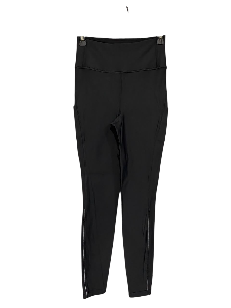 LULULEMON |XS| WAIST 24| WOMEN'S CLASSIC BLACK HIGH-RISE FULL-LENGTH ATHLETIC LEGGINGS WITH PIPING ACTIVEWEAR