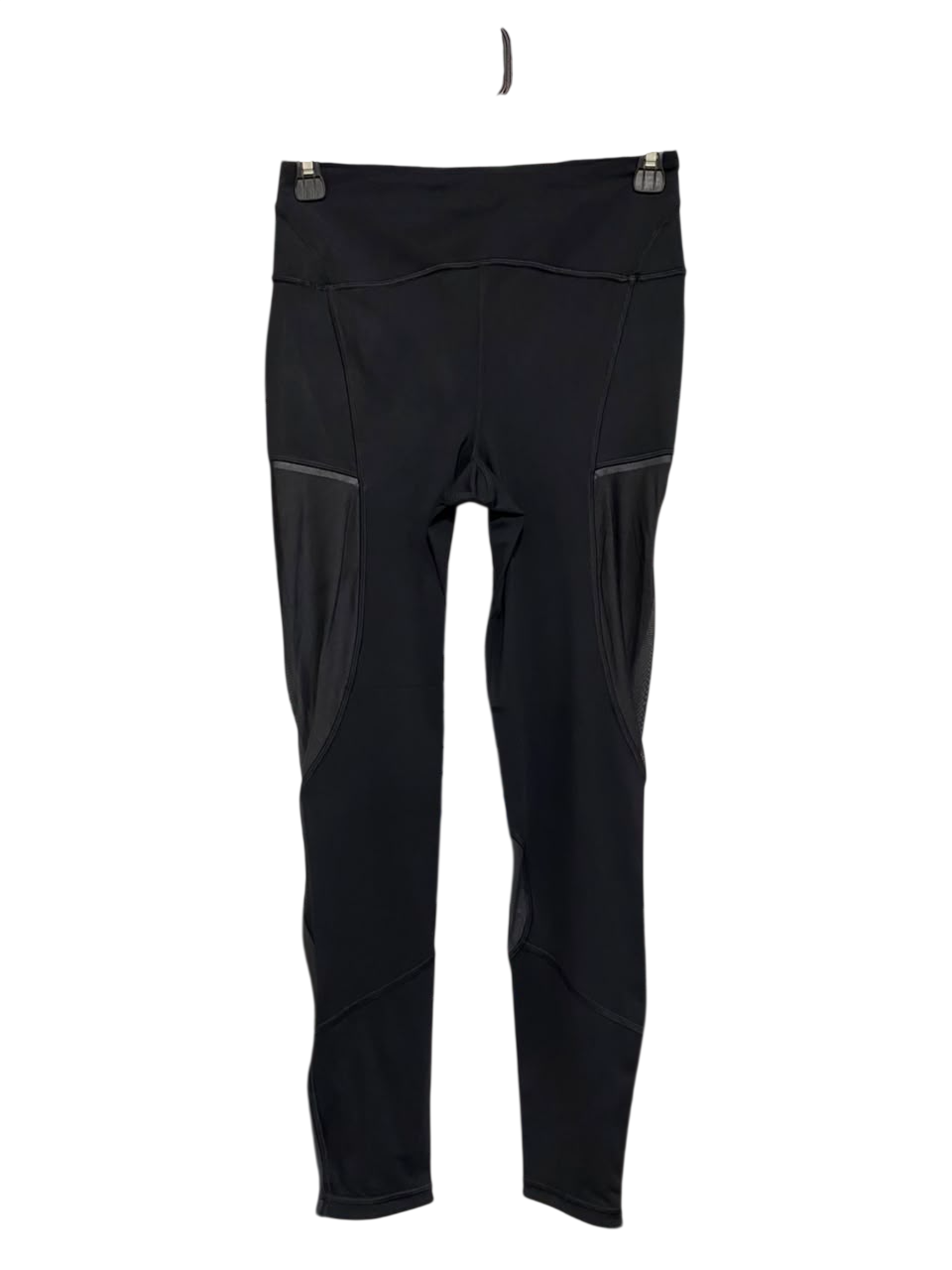 LULULEMON |XS| WAIST 25| WOMEN'S CLASSIC BLACK ATHLETIC PANELLED LEGGINGS WITH MESH ACCENTS ACTIVEWEAR