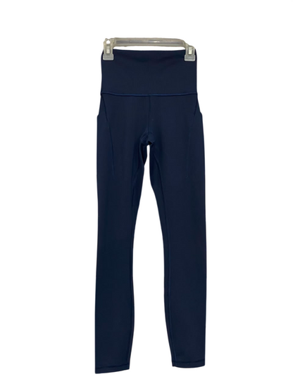 LULULEMON |XXS| WAIST 19| WOMEN'S DEEP NAVY BLUE HIGH-RISE FULL-LENGTH ATHLETIC LEGGINGS ACTIVEWEAR