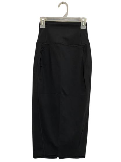 LULULEMON |XXS| WAIST 19| WOMEN'S CLASSIC BLACK HIGH-RISE ATHLETIC MIDI SKIRT ACTIVEWEAR