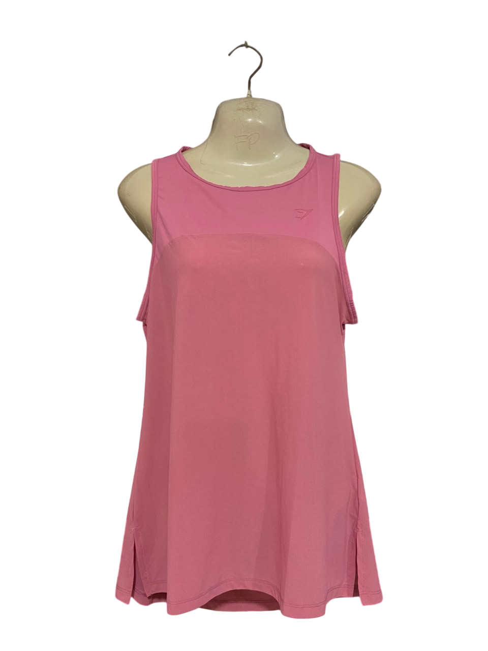 GYMSHARK |L| BUST 20| WOMEN'S DUSTY PINK ATHLETIC WORKOUT TANK TOP ACTIVEWEAR