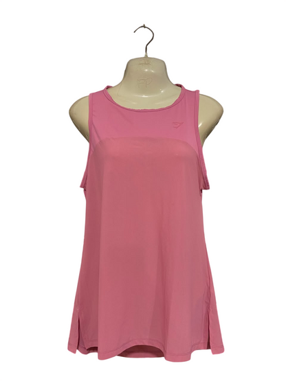 GYMSHARK |L| BUST 20| WOMEN'S DUSTY PINK ATHLETIC WORKOUT TANK TOP ACTIVEWEAR