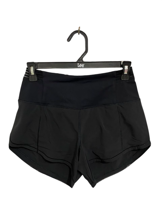 LULULEMON |XS| WAIST 24| WOMEN'S CLASSIC BLACK ATHLETIC RUNNING SHORTS HIGH-RISE ACTIVEWEAR