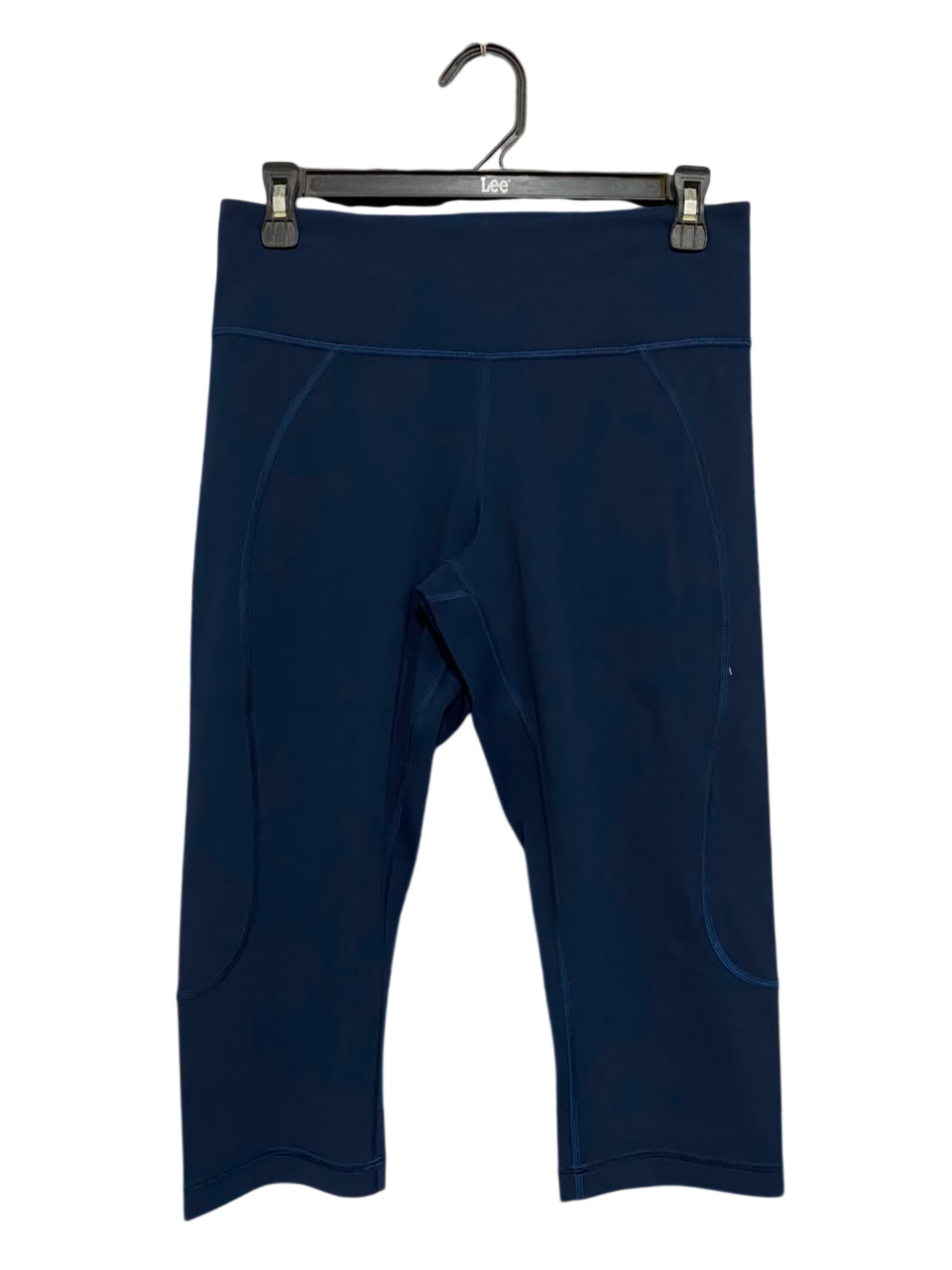 LULULEMON |S| WAIST 26| WOMEN'S NAVY BLUE CROPPED ATHLETIC LEGGINGS CAPRIS ACTIVEWEAR