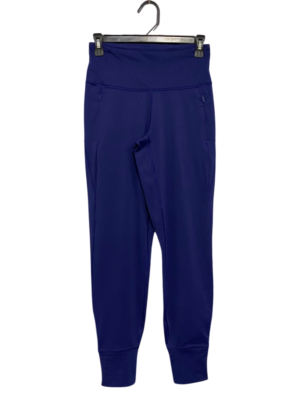 LULULEMON |S| WAIST 24| WOMEN'S ROYAL BLUE HIGH-RISE ATHLETIC JOGGERS WITH ZIP POCKETS ACTIVEWEAR