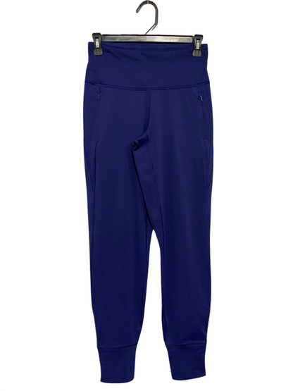 LULULEMON |S| WAIST 24| WOMEN'S ROYAL BLUE HIGH-RISE ATHLETIC JOGGERS WITH ZIP POCKETS ACTIVEWEAR