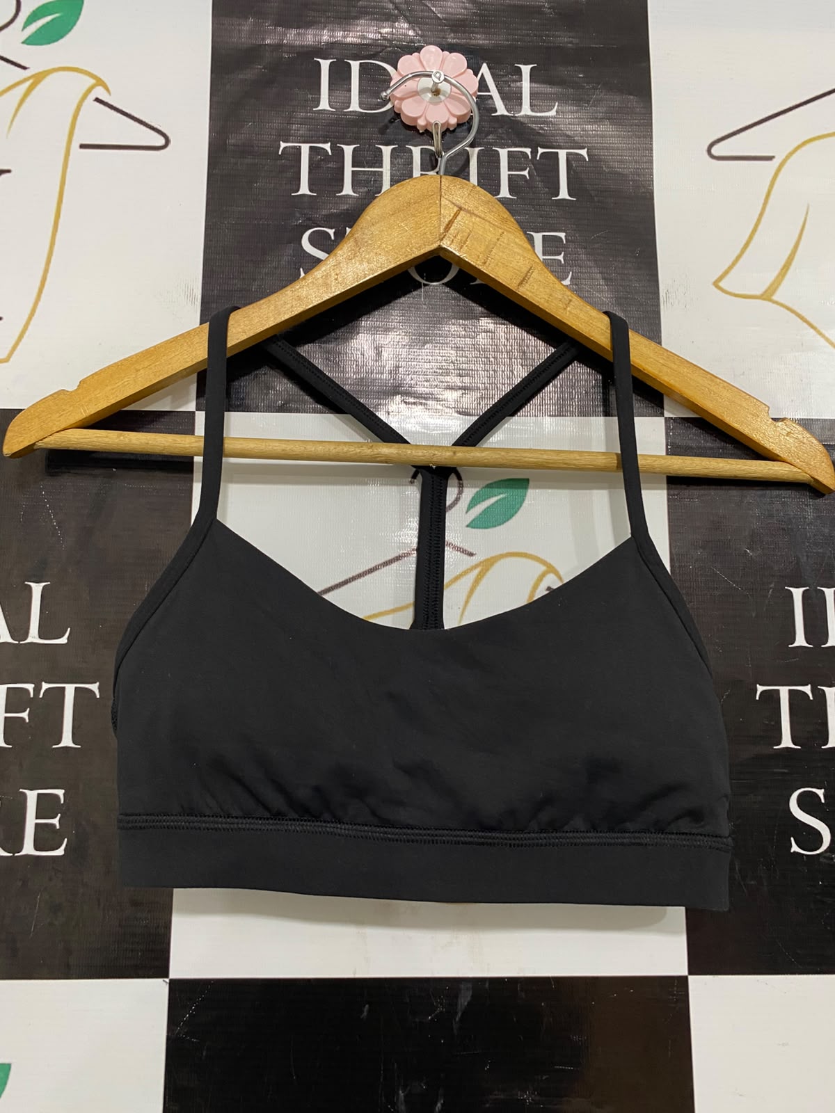 LULULEMON |XS| WAIST 13| WOMEN'S CLASSIC BLACK ATHLETIC SPORTS BRA RACERBACK ACTIVEWEAR