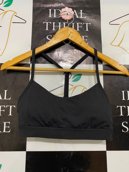 LULULEMON |XS| WAIST 13| WOMEN'S CLASSIC BLACK ATHLETIC SPORTS BRA RACERBACK ACTIVEWEAR