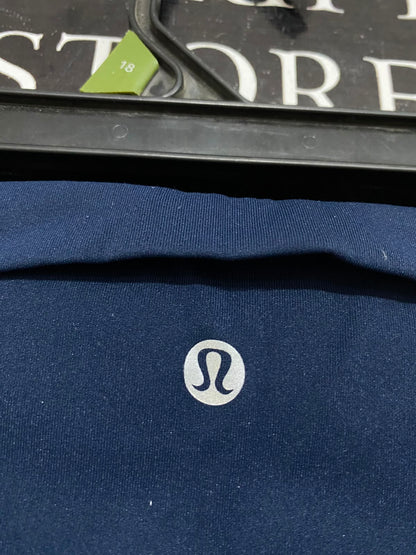 LULULEMON |S| WAIST 26| WOMEN'S NAVY BLUE CROPPED ATHLETIC LEGGINGS CAPRIS ACTIVEWEAR