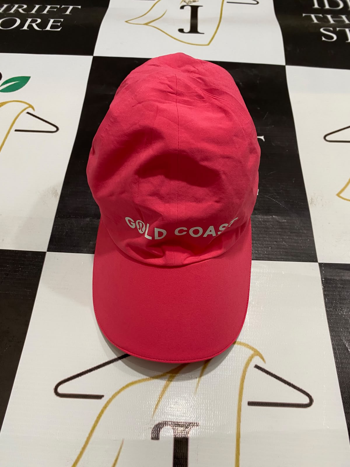 LULULEMON |L/XL| UNISEX HOT PINK "GOLD COAST" ATHLETIC BASEBALL CAP RUNNING HAT ACTIVEWEAR