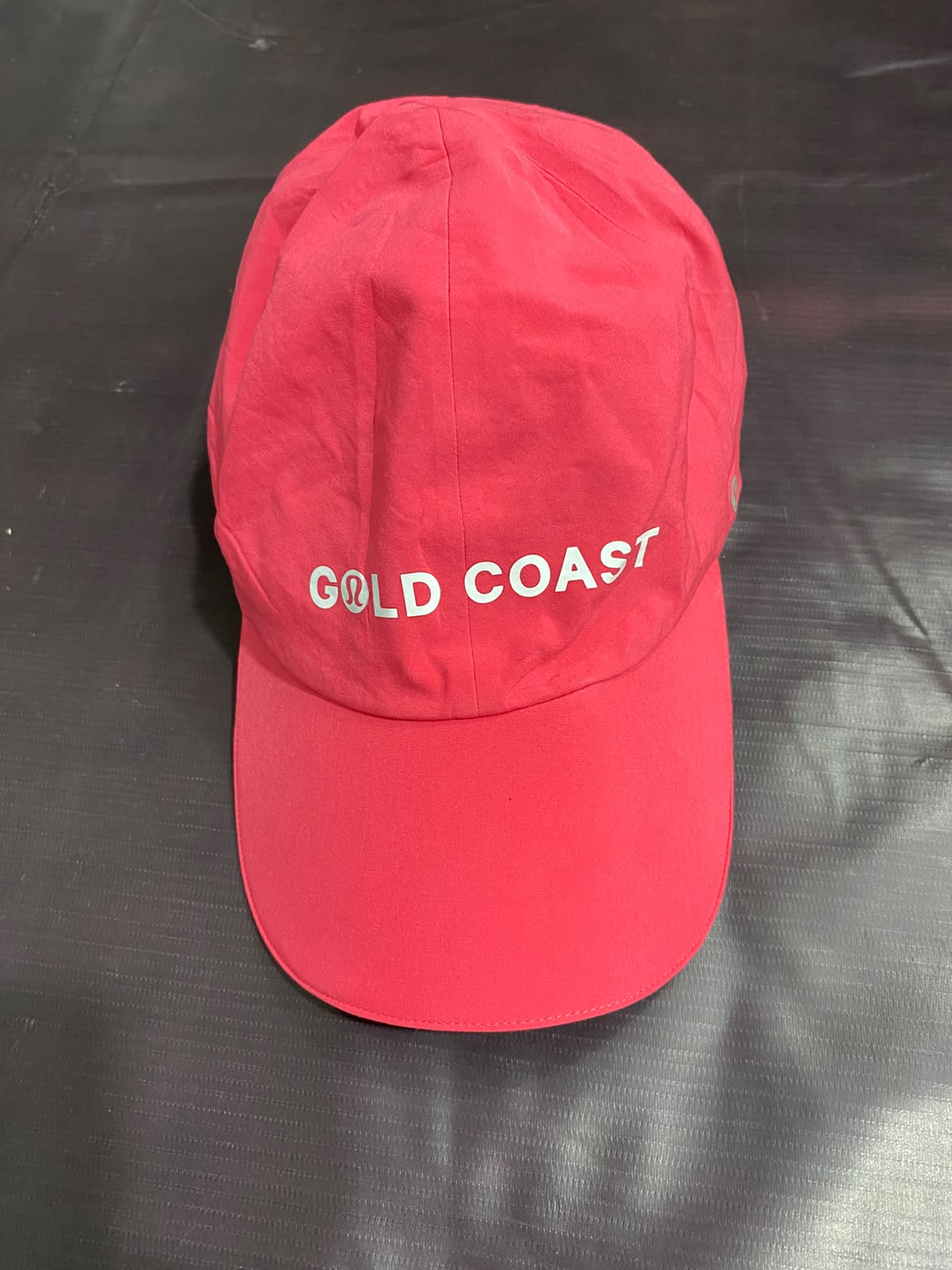 LULULEMON |L/XL| UNISEX HOT PINK "GOLD COAST" ATHLETIC BASEBALL CAP RUNNING HAT ACTIVEWEAR