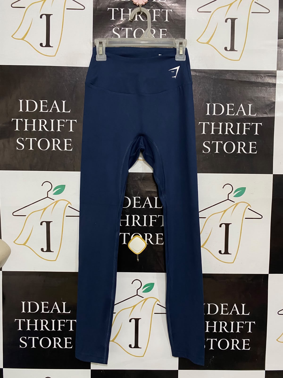 GYMSHARK |XXS| WAIST 20| WOMEN'S DEEP NAVY BLUE HIGH-WAISTED ATHLETIC LEGGINGS FULL LENGTH ACTIVEWEAR