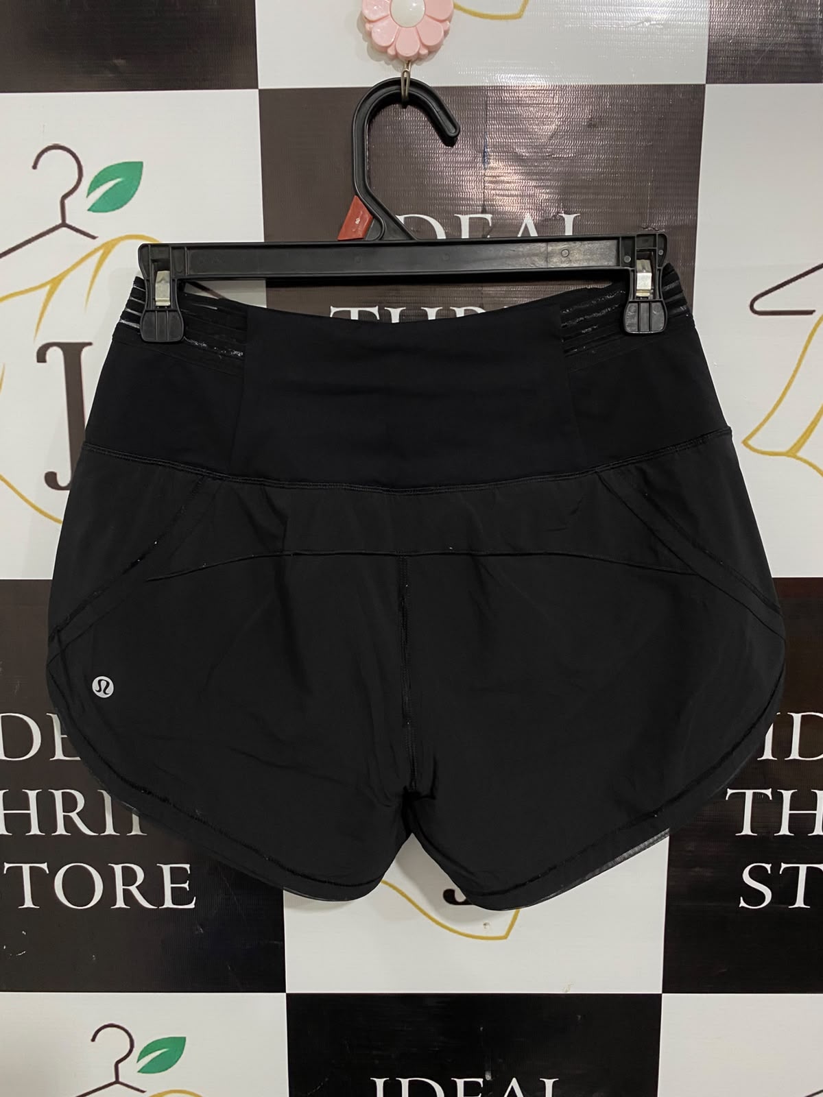 LULULEMON |XS| WAIST 24| WOMEN'S CLASSIC BLACK ATHLETIC RUNNING SHORTS HIGH-RISE ACTIVEWEAR