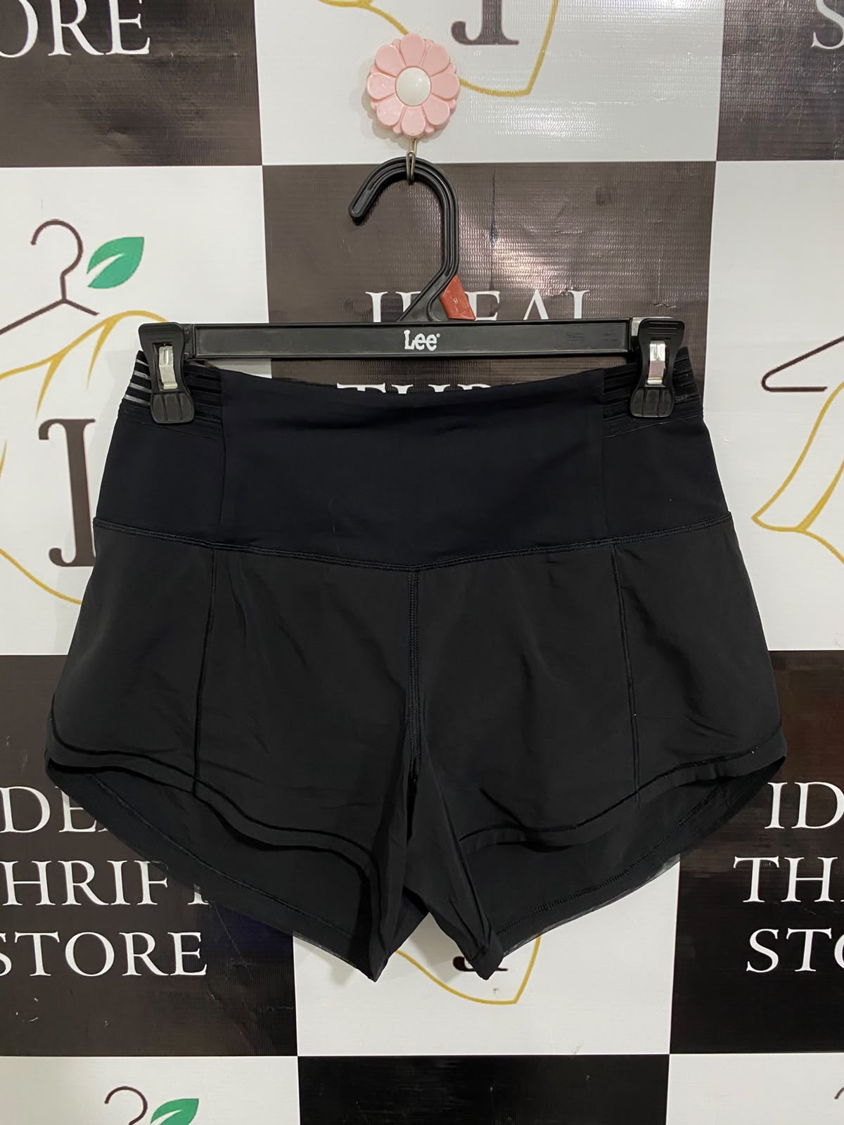 LULULEMON |XS| WAIST 24| WOMEN'S CLASSIC BLACK ATHLETIC RUNNING SHORTS HIGH-RISE ACTIVEWEAR