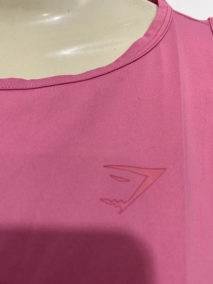 GYMSHARK |L| BUST 20| WOMEN'S DUSTY PINK ATHLETIC WORKOUT TANK TOP ACTIVEWEAR