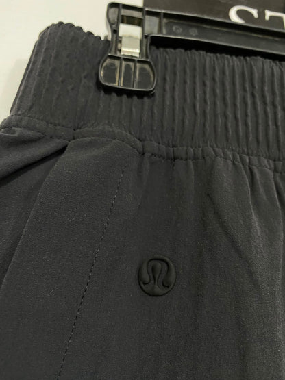 LULULEMON |M| WAIST 28| WOMEN'S CLASSIC BLACK ATHLETIC FLOWY RUNNING SHORTS ACTIVEWEAR