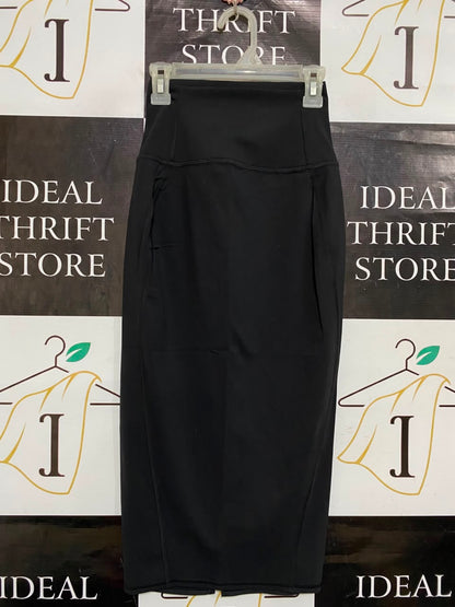 LULULEMON |XXS| WAIST 19| WOMEN'S CLASSIC BLACK HIGH-RISE ATHLETIC MIDI SKIRT ACTIVEWEAR