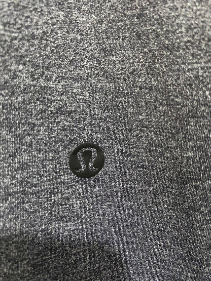 LULULEMON |M| WAIST 28| WOMEN'S CHARCOAL GREY HEATHERED STRAIGHT-LEG DRAWSTRING ATHLETIC PANTS ACTIVEWEAR