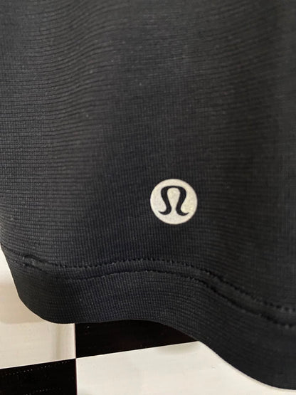 LULULEMON |M| BUST 18| BLACK PERFORATED VENTILATED ATHLETIC SHORT SLEEVE T-SHIRT