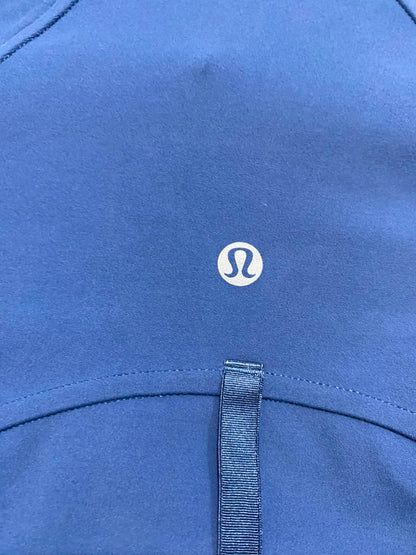 LULULEMON |S| BUST 15| BLUE DEFINE JACKET FULL-ZIP ATHLETIC TRACK JACKET WITH THUMBHOLES