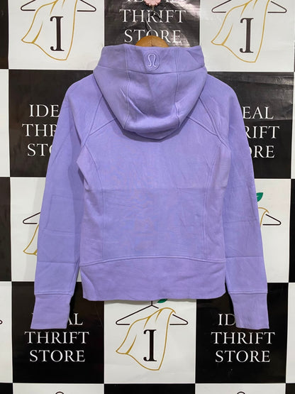 LULULEMON |S| BUST 17| LAVENDER LILAC SCUBA HOODIE FULL-ZIP SWEATSHIRT WITH THUMBHOLES
